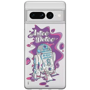 ERT GROUP etui na telefon Google PIXEL 7 PRO, case oryginalny i oficjalnie licencjonowany przez Star Wars, wzór R2D2 002, optymalnie dopasowane, plecki z TPU częściowo przeźroczyste - Etui i futerały do telefonów - miniaturka - grafika 1