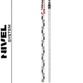 Sprzęt geodezyjny - Łata niwelacyjna aluminiowa 5m TS-50 Nivel System - miniaturka - grafika 1