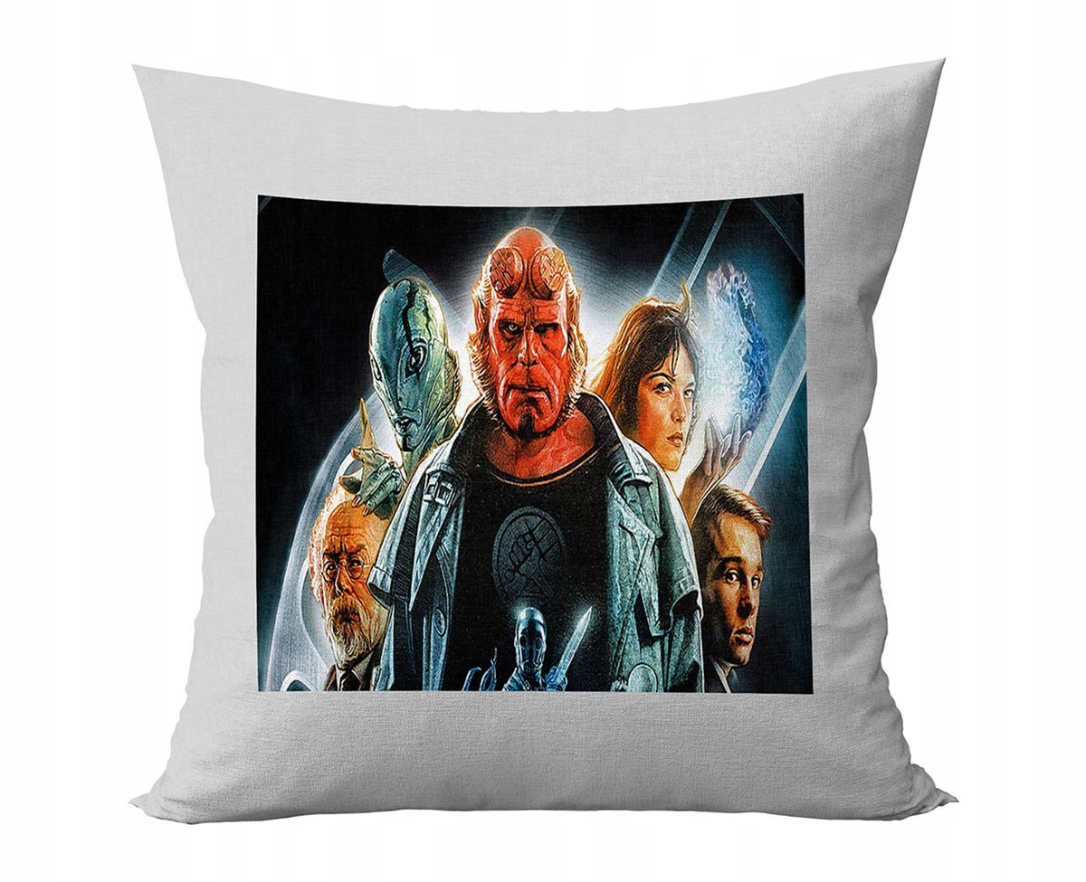 PODUSZKA PERSONALIZOWANA HELLBOY FILMY POMYSŁ NA PREZENT SUPER WZORY