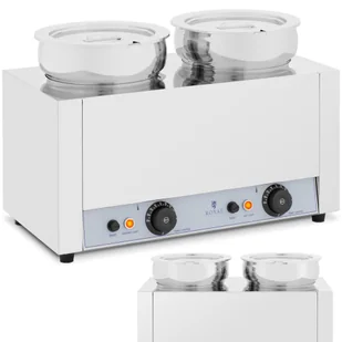 Stacja do zup - 2 x 7 l - 1000 W - połysk - Royal Catering RC_BM_03 - Inne urządzenia gastronomiczne - miniaturka - grafika 1