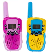 Zabawki interaktywne dla dzieci - Walkie Talkie Dla Dzieci Zestaw Krótkofalówki Latarka 2 Szt Duży Zasięg - miniaturka - grafika 1