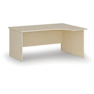 Biurka - Biurko narożne PRIMO WOOD, 1600 x 1200 mm, prawe, brzoza - miniaturka - grafika 1