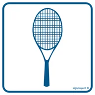 Systemy ekspozycyjne i znaki informacyjne - RC002 KORTY TENISOWE, FN - FOLIA SAMOPRZYLEPNA; (150X150MM) - miniaturka - grafika 1