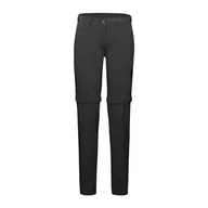 Spodnie damskie - Mammut Runbold Zip Off Spodnie Damskie phantom 44 długie - miniaturka - grafika 1
