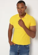Koszulki i topy damskie - Żółty T-shirt Polo z Bawełną Fodelira - miniaturka - grafika 1