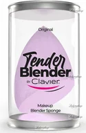 Gąbeczki do makijażu - Clavier - Tender Blender - Skośnie ścięta gąbka do makijażu - Jasny fiolet - miniaturka - grafika 1