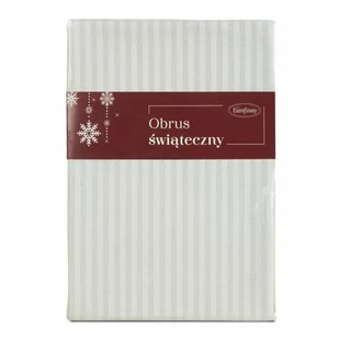 Obrus Świąteczny W Paski Flash/6 85Cm X 85Cm Złoty - Obrusy i serwetki - miniaturka - grafika 1