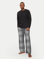 Piżamy męskie - Calvin Klein Underwear Spodnie piżamowe 000NM2842E Szary Relaxed Fit - miniaturka - grafika 1