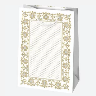 Torba Prezentowa Złota 23X32X11 Cm - Opakowania i torebki na prezenty - miniaturka - grafika 1