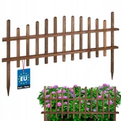 Ogrodzenia - PŁOTEK WENGE PŁOT OGRODOWY TRAWNIKOWY DREWNIANY WBIJANY 85 PALISADA OBRZEŻE - miniaturka - grafika 1