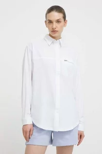 Koszule damskie - Columbia koszula Boundless Trek damska kolor biały relaxed z kołnierzykiem klasycznym 2073061 - grafika 1