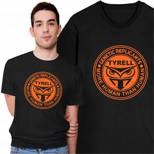 Koszulka Męska z Nadrukiem Tyrell Blade Runner 2049 Film Łowca Androidów - Koszulki męskie Koszulka Męska z Nadrukiem Tyrell Blade Runner 2049 Film Łowca Androidów - Koszulki męskie - miniaturka - grafika 1