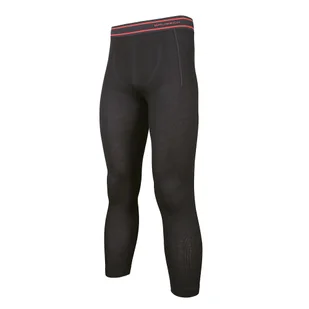 Brubeck - Spodnie termoaktywne Active Wool Merino - Czarne - LE11710 - Spodnie sportowe męskie - miniaturka - grafika 2