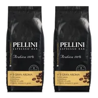 Kawa - Kawa ziarnista PELLINI Espresso Bar N.3 Gran Aroma 2 x 1 kg - miniaturka - grafika 1