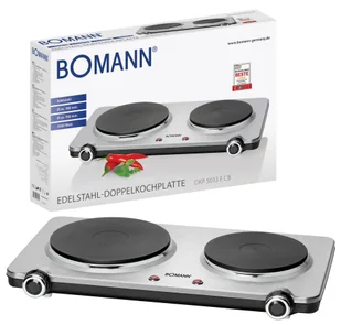 Kuchenka elektryczna Kuchenka elektryczna dwupalnikowa Bomann DKP 5033 E CB - Kuchenki elektryczne - miniaturka - grafika 7