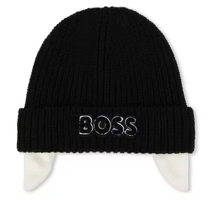 Czapka Boss J01147 Black 09B - Czapki dla dzieci - miniaturka - grafika 1