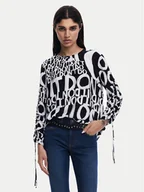 Bluzki damskie - Desigual Bluzka 25SWBW04 Czarny Regular Fit - miniaturka - grafika 1