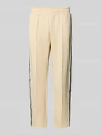 Spodnie sportowe męskie - Spodnie dresowe o kroju regular fit z elastycznym pasem Model 'RIBER' - miniaturka - grafika 1