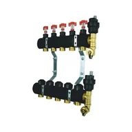 Akcesoria hydrauliczne - Rozdzielacz Ptm Standard 5 obwodów ocieplany, do ogrzewania podłogowego - miniaturka - grafika 1