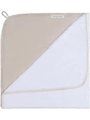 Body dla niemowląt - Baby's Only Ręcznik w kolorze beżowym z kapturem - 85 x 75 cm - miniaturka - grafika 1