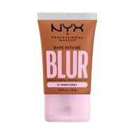 Podkłady do twarzy - NYX Professional Makeup Podkład Bare With Me Blur 15 Warm Honey - miniaturka - grafika 1