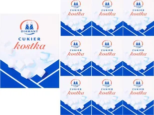 Diamant Diamant Cukier kostka 500 g x 10 sztuk - Cukier i słodziki - miniaturka - grafika 1