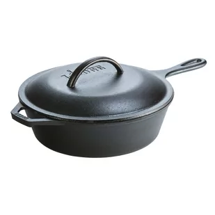 Lodge Patelnia żeliwna głęboka CVR z pokrywką 26 cm Lodge L8CF3) OFICJALNY SKLEP Lodge L8CF3 - Akcesoria do grilla - miniaturka - grafika 1