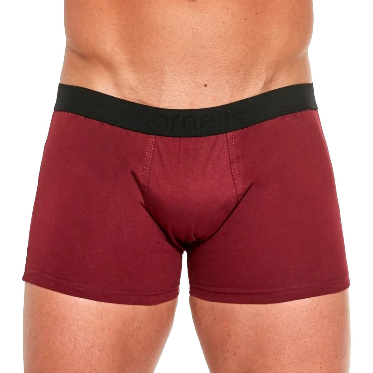 Bokserki męskie CORNETTE HE 503 claret obcisłe, XL