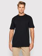 Koszulki męskie - Selected Homme T-Shirt Relexcolman 16077385 Czarny Regular Fit - miniaturka - grafika 1