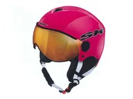 Kaski narciarskie - SH+ Kask narciarski Pads Junior Visor Fucsia 2019 RA018 RA019 F - miniaturka - grafika 1