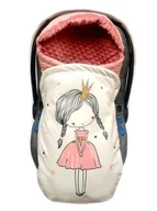 Otulacze - ﻿Otulacz do wózka fotelika nosidełka z kapturem/wzory - miniaturka - grafika 1