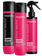 Zestawy kosmetyków damskich - Matrix Instacure, zestaw do włosów łamliwych z proteinami, szampon + odżywka + spray - miniaturka - grafika 1