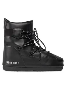 Moon Boot Śniegowce Sneaker Mid 14028200001 Czarny - Śniegowce damskie - miniaturka - grafika 1