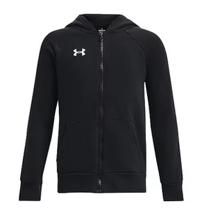 Under Armour Chłopięca bluza polarowa z kapturem i zamkiem błyskawicznym - Bluzy dla chłopców - miniaturka - grafika 1