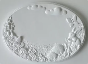 Forma do odlewów, tabliczka na drzwi, łąka - Akcesoria rzeźbiarskie - miniaturka - grafika 1