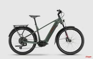 Rowery elektryczne - Rower elektryczny Haibike Trekking 5 High olive/red gloss 2025 - miniaturka - grafika 1