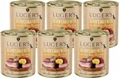 Mokra karma dla psów - Karma mokra dla psa Luger's Silver's Daily Bites z kurczakiem, indykiem i ziemniakiem zestaw 6 x 800 g - miniaturka - grafika 1