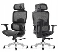 Fotele i krzesła biurowe - Fotel Biurowy Ergonomiczny do150KG -duży Zakres Regulacji Dla Wysokich Osób - miniaturka - grafika 1