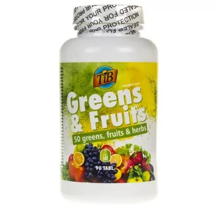 This is Bio This is Bio Greens & Fruits - 90 tabletek TIB-22 - Suplementy naturalne - miniaturka - grafika 1