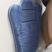 Inne - Duża i Gruba Podkładka do Szorowania Pleców z Przyssawką do Prysznica - Łatwy Dostęp, Głębokie Czystość, Narzędzie do Masażu - miniaturka - grafika 1