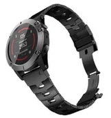 Akcesoria do smartwatchy - Opaska Pasek Bransoleta Titanium "2" Garmin Fenix 3/5X/3Hr/5X Plus/6X/6X Pro/7X Black - miniaturka - grafika 1