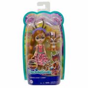 Lalki dla dziewczynek - Enchantimals Lalka dodatkowa + zwierzątko GTM26 Mattel - miniaturka - grafika 1