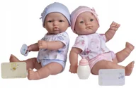 Lalki dla dziewczynek - Lalki bliźniaki, dziewczynka i chłopiec, la newborn 30 cm Berenguer - miniaturka - grafika 1