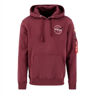Bluza Alpha Industries Space Shuttle Hoody 178317184 - bordowa - Bluzy męskie - miniaturka - grafika 1