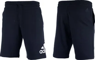 Adidas Spodenki męskie adidas Essentials Big Logo French Terry granatowe IC9402 M - Spodnie sportowe męskie - miniaturka - grafika 1