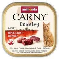 Mokra karma dla kotów - animonda Carny mokra karma dla kota dorosłego Country Wołowina, kaczka i renifer 32x100 g - miniaturka - grafika 1