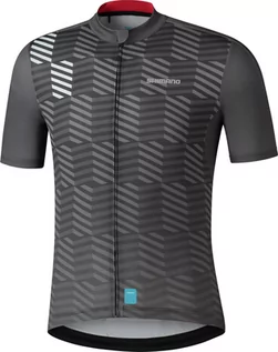 Koszulki rowerowe - Shimano Aerolite SS Jersey Men, szary XL 2022 Koszulki kolarskie - grafika 1