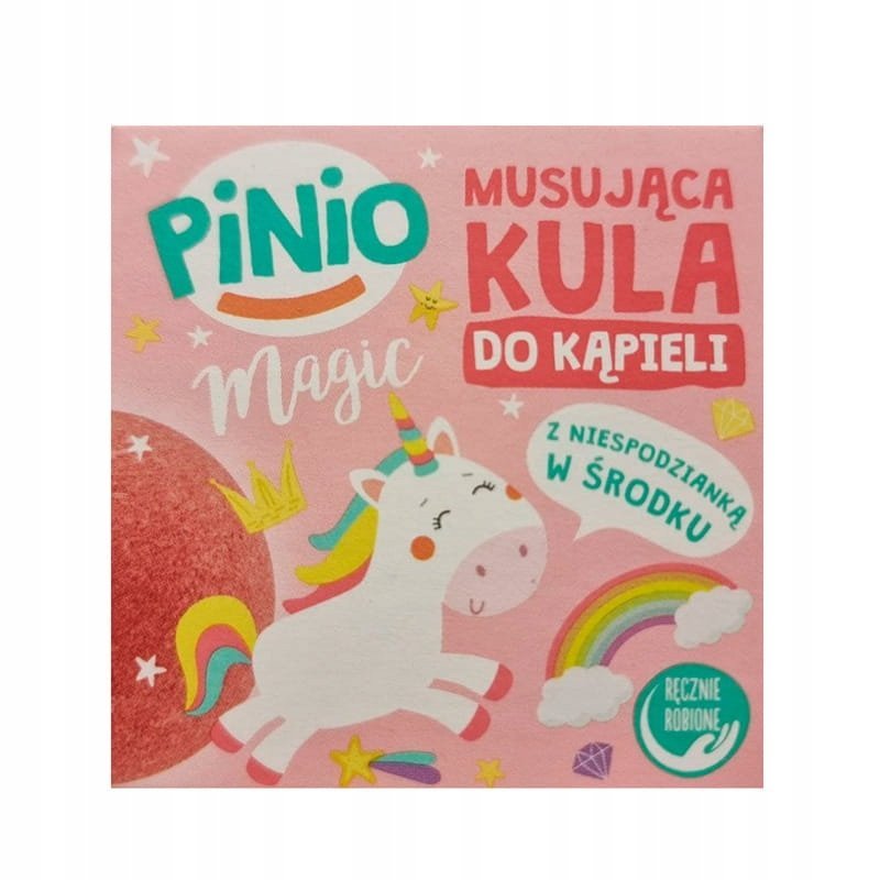 Kula Musująca Pinio do Kąpieli z Niespodzianką