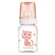 Butelki dla niemowląt - Butelka 120 Ml Bpa Free Różowy Kotek 0M+ - miniaturka - grafika 1