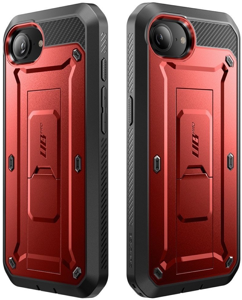 Etui pancerne Supcase Unicorn Beetle Pro do iPhone 16e, czerwone